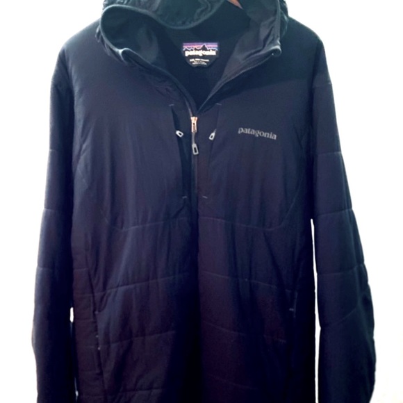 PATAGONIA NWOT MEN JACKET HOODY NANO AIR XXL BLACK - Picture 3 of 16